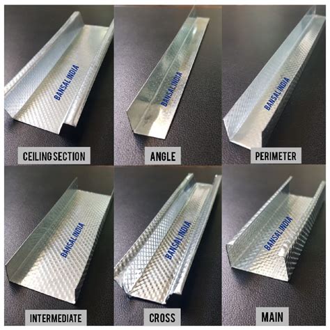 types of ceiling channels